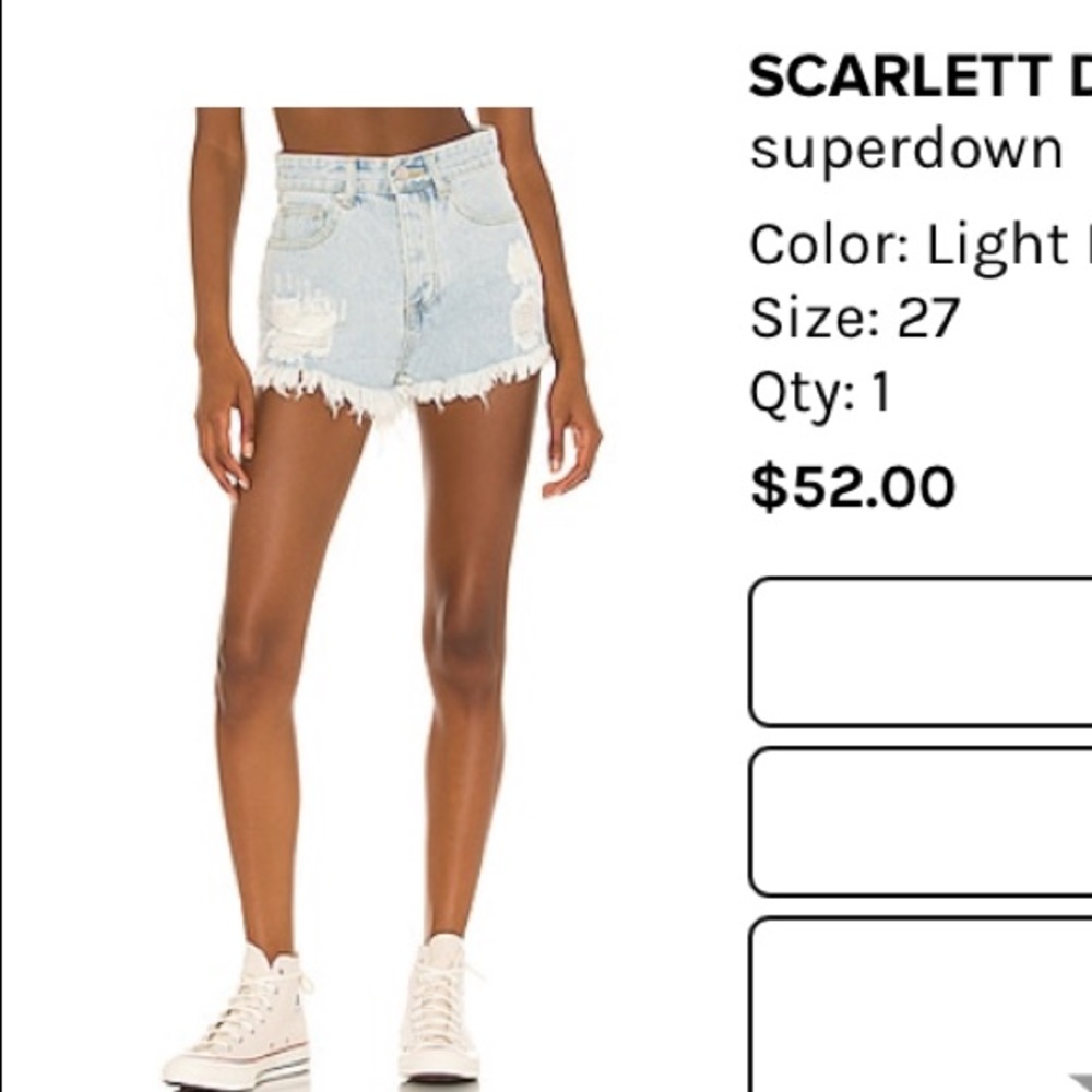 Jean shorts